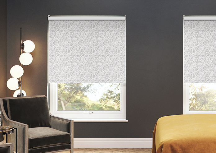 Winding Leaves, Grigio - Roller Blind - Image 3